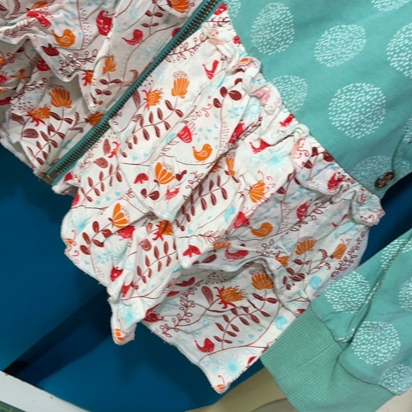 435 MATILDA JANE Size 12 Full Zip Ruffled Hoodie - Picture 3 of 10